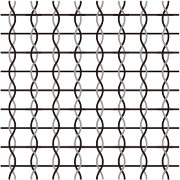 もじり織りイラスト