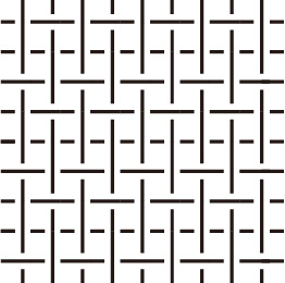 多重綾織りイラスト
