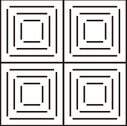 蜂巣織りイラスト