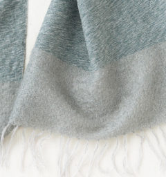 水色マフラー商品アップ