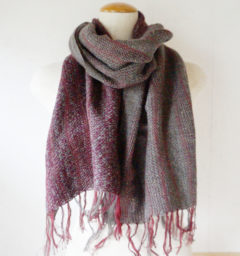 ブラウンマフラー商品巻いた状態