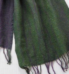 グリーンマフラー商品アップ