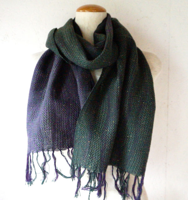 グリーンマフラー巻いた状態