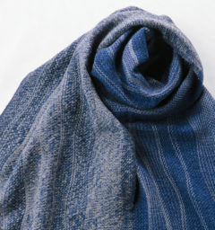 ブルーマフラー商品アップ