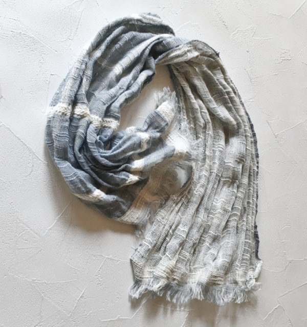 ブルーショートマフラー商品全体